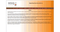 Desktop Screenshot of homelandsecurityqualifications.co.uk